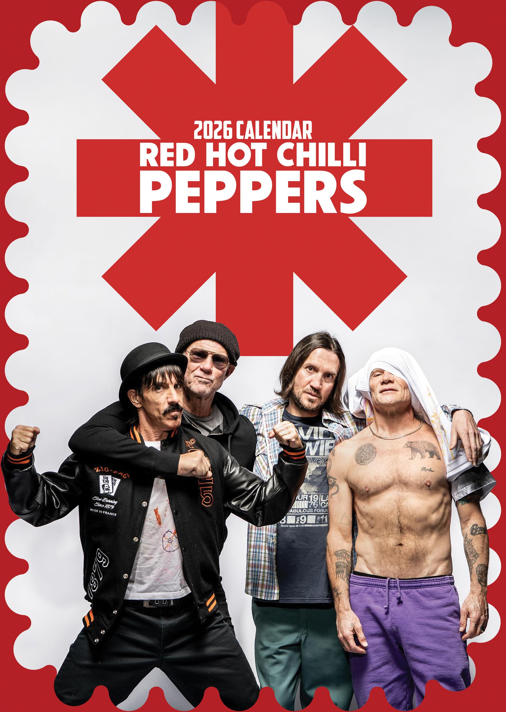 Red Hot Chilli Peppers - A3 Calendar 2026