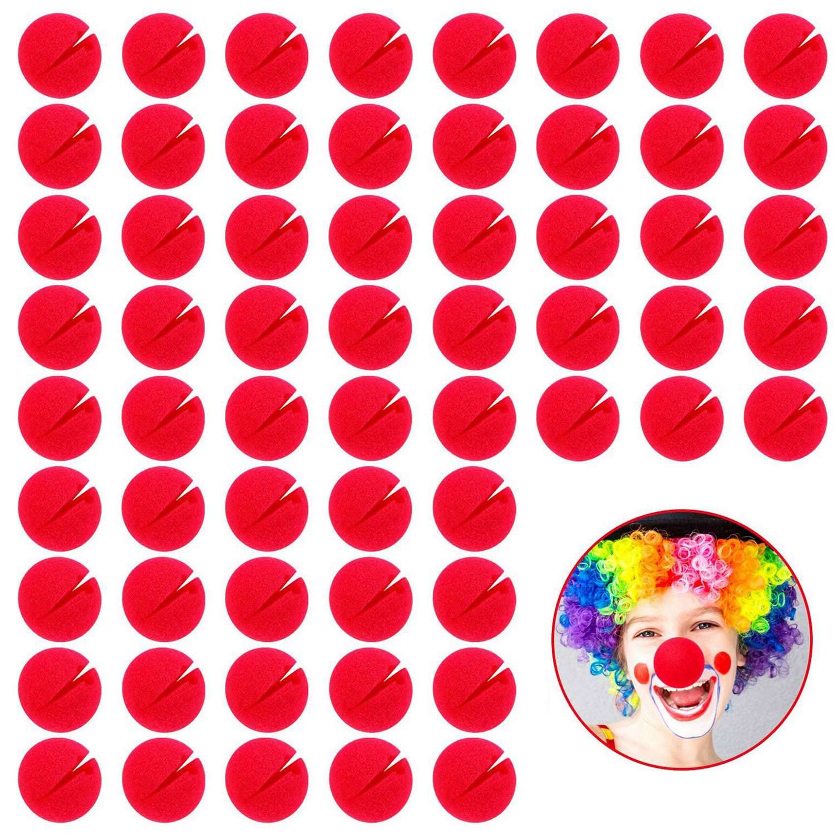 240 Stück Rote Clown Nasen Cosplay Nasen Schaumstoff Nasen für Halloween Weihnachten Karneval Kostüm Party Dress Up