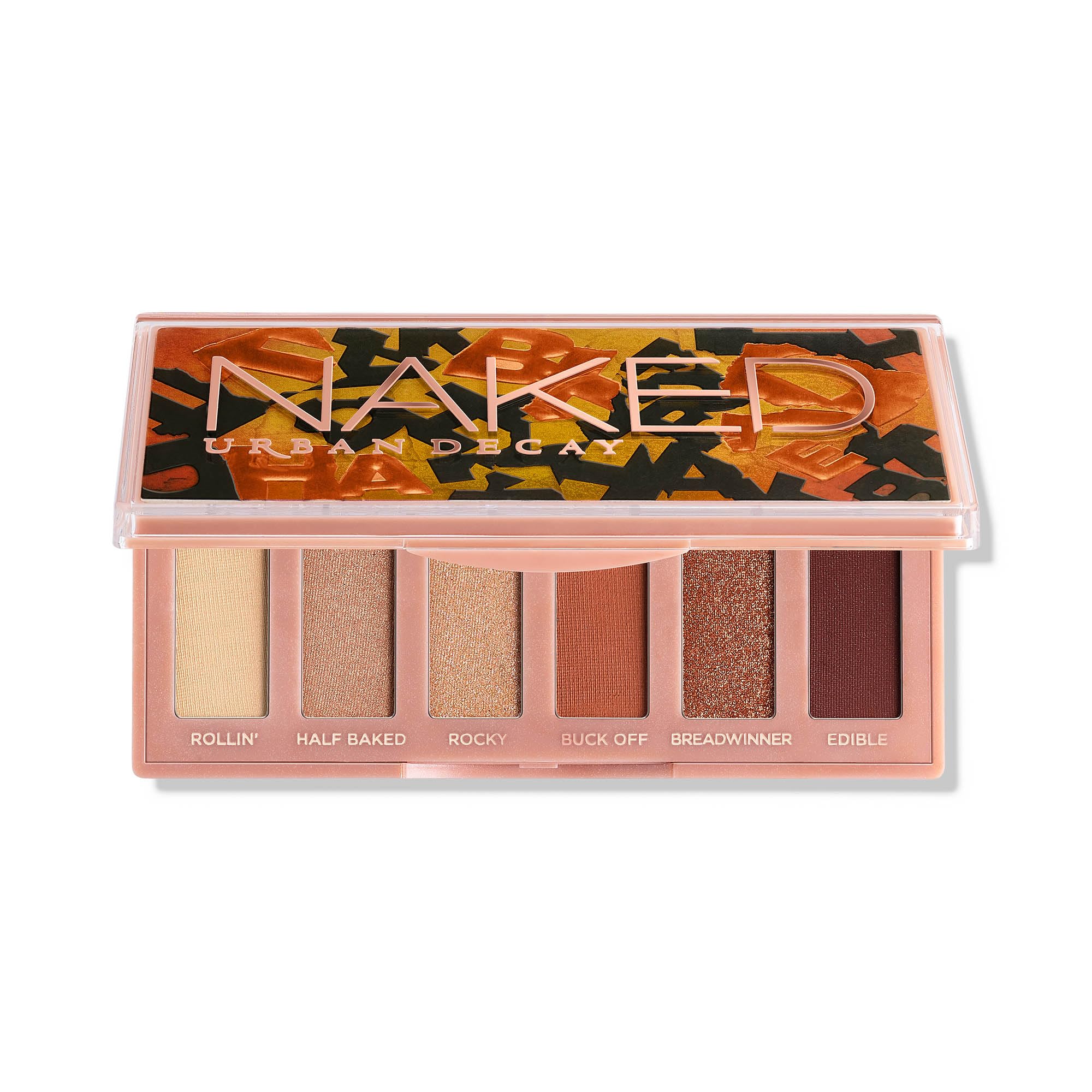 Urban Decay Naked Mini Eyeshadow Palette, 6 Multi-use Shades, Ultra-Blendable, Long-lasting Wear, Crease-free, Matte Shimmer or Metallic Colors, Travel Mini Palette