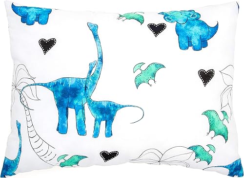 JumpOff Jo Almohada para niños y niñas, almohada de viaje para niños, no necesita almohada, funda de 100% algodón, hipoalergénica, lavable a