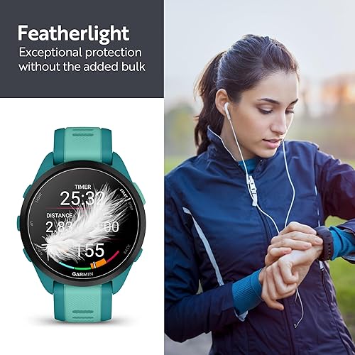 Miniatura 23 de ArmorSuit Paquete de 6 protectores de pantalla para Garmin Forerunner 265 (1.812 pulgadas) MilitaryShield HD Clear Film – Fabricado en Estados