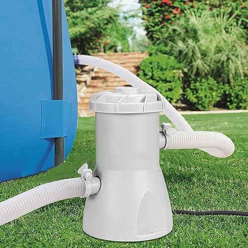 Miniatura 9 de Bomba de filtro de piscina HS 8660 30W 800GAL por hora Bomba de filtro de cartucho de piscina impermeable de bajo ruido (enchufe de EE. UU. 110120V