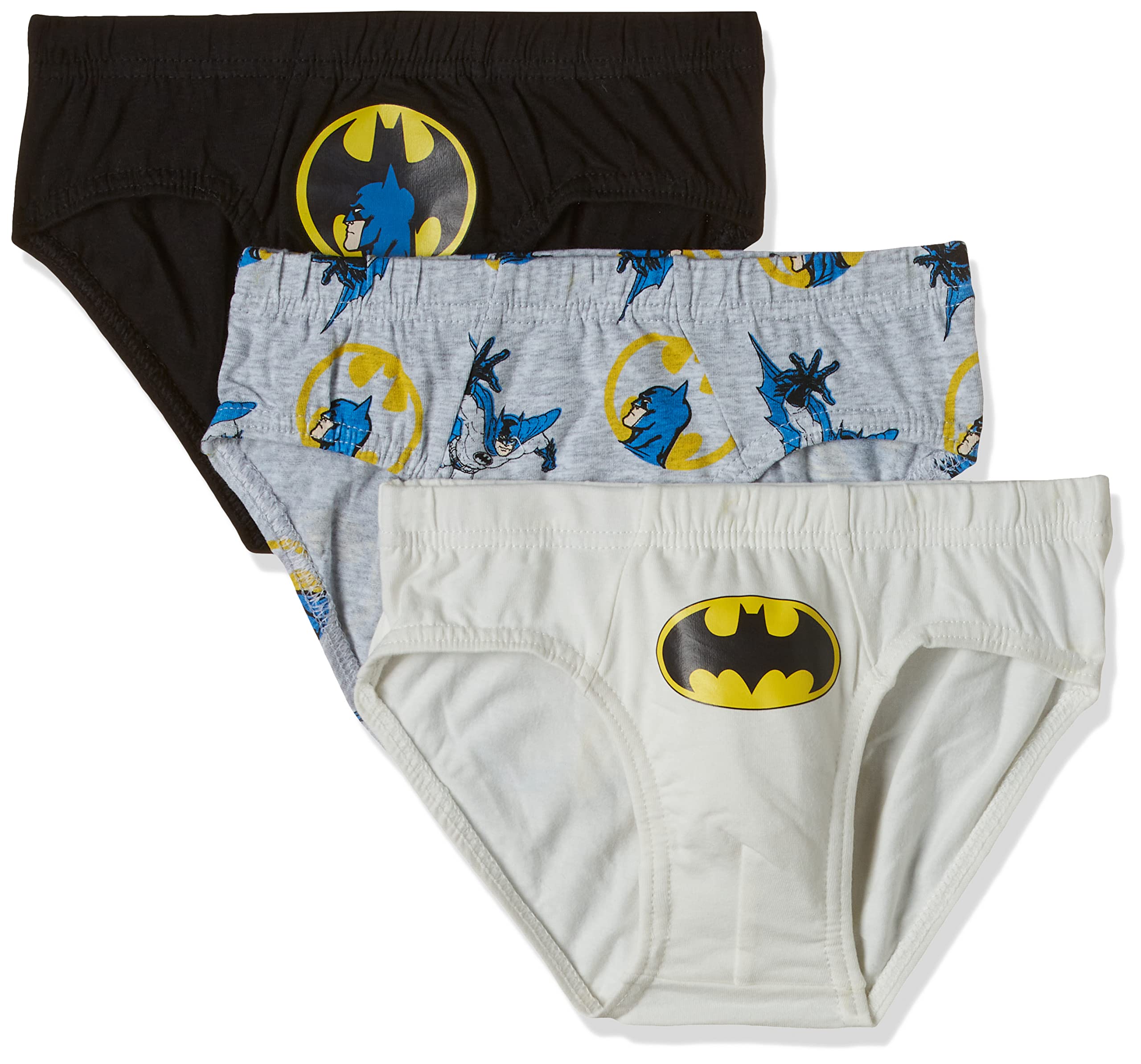 Warner Brothers Batman Boys Brief - Pack of 3, 7-8 Year