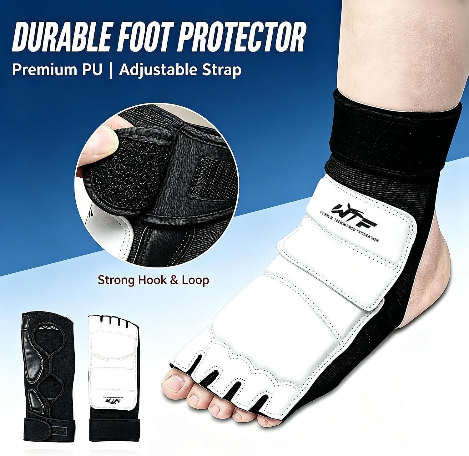 17PCS Taekwondo Sparring Gear Set, Complete Karate Protective Equipment for Kids Youth Adults with Helmet, Chest Guard, Gloves, Arm & Shin Guards, Foot Pads & Carry Bag