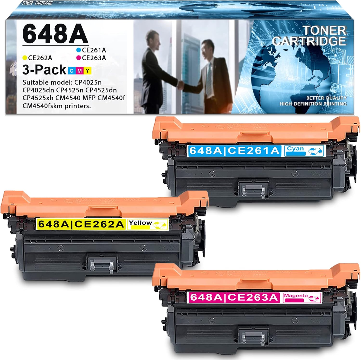 Buy 648A Series 3 Pack 1C1M1Y CE261A 