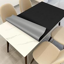 Warmstar Leather Table Cover 24 x36 Inch, 1.8MM Thick PVC Table Protector Waterproof, Desk Cover Protector Non-Slip Table Pad for Kitchen, Dresser, Gaming Desk,Dining Room Table