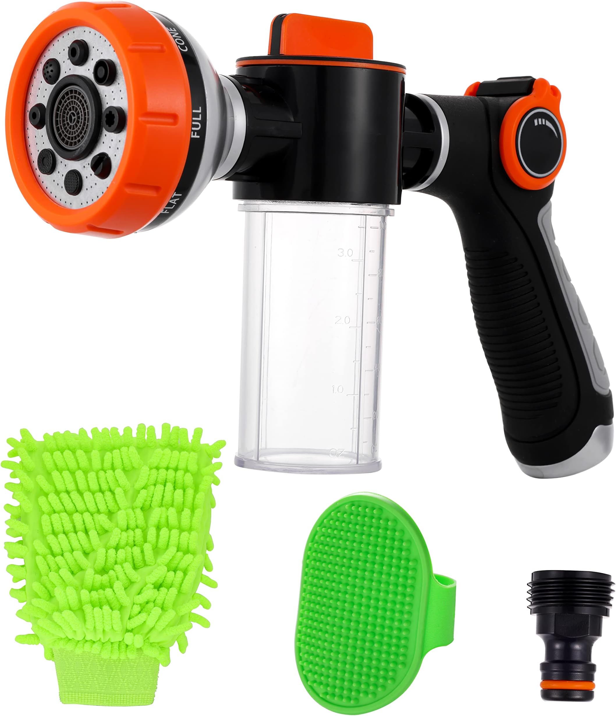 Pup Jet Dog Wash Hose Attachment Car Wash Garden Hose Foam