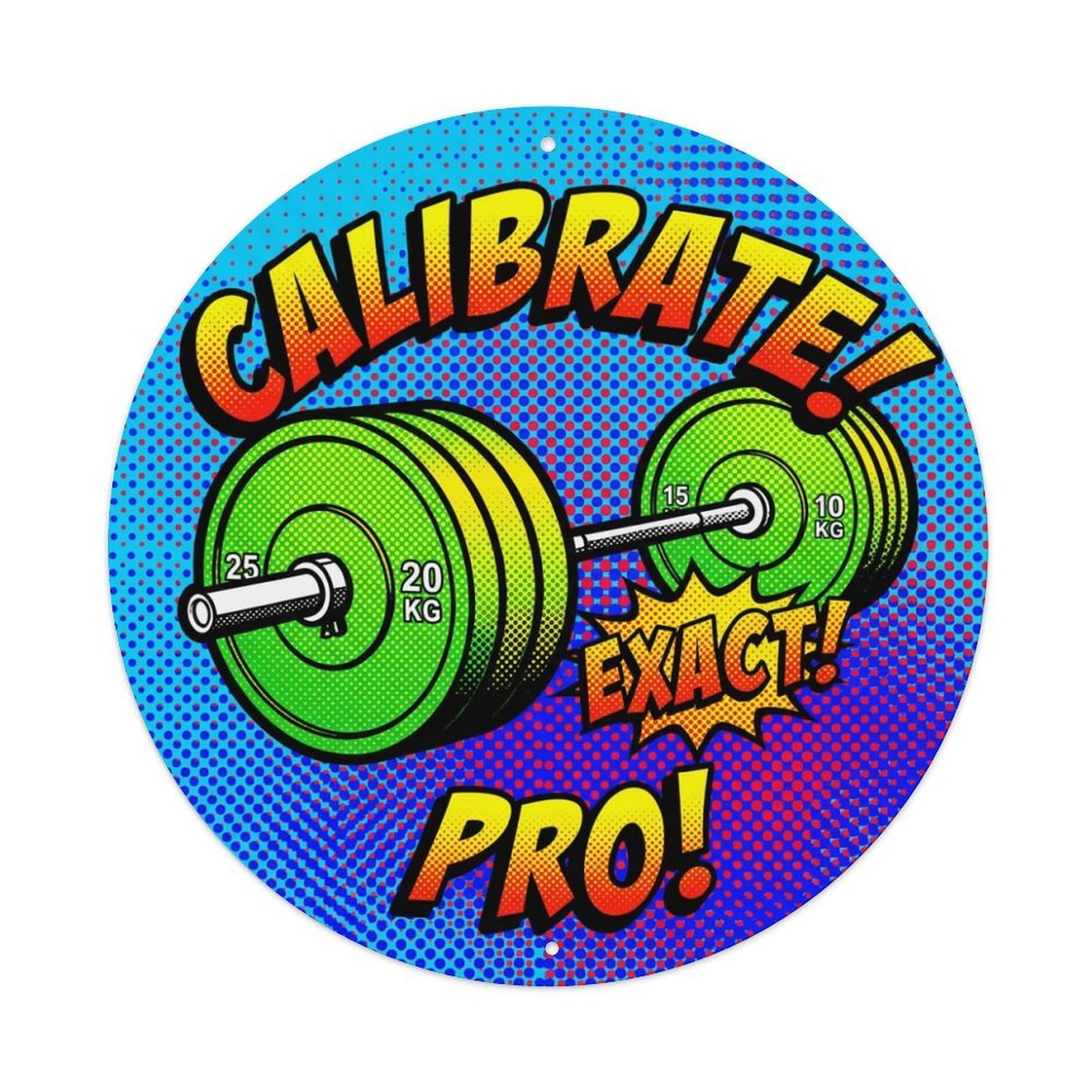 Fyrn Style Metal Tin Sign Gym Fitness Workout Motivation Exercise Pro