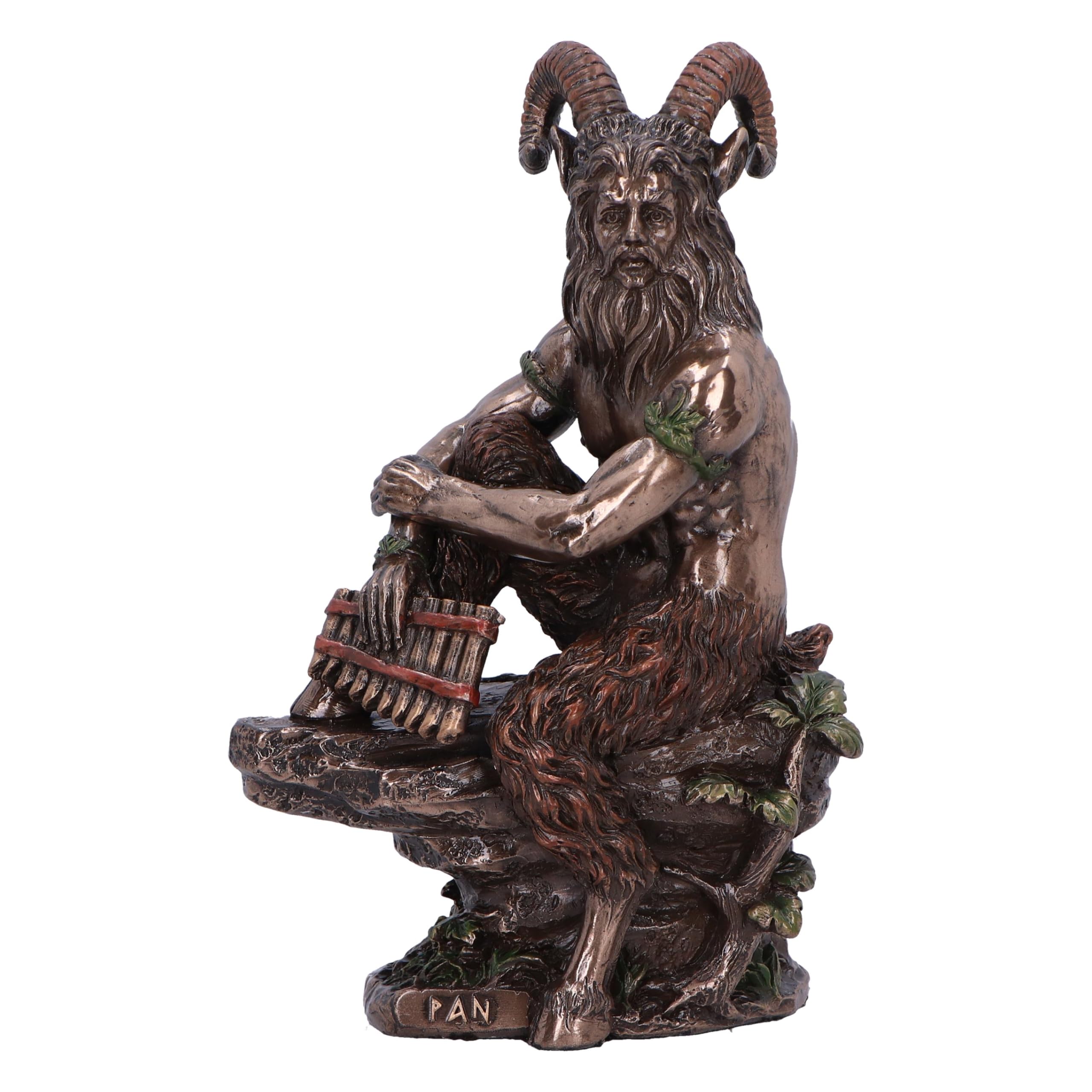 Nemesis Now Multicolour Pan Greek God Of The Wild (Medium) 15.5Cm, Resin, Cast In The Finest Resin, Expertly Hand-Painted