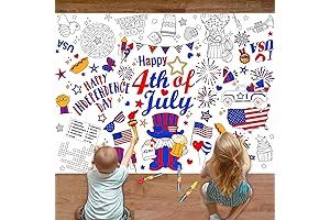 Celebrate Independence Day with Our Giant Coloring Poster!