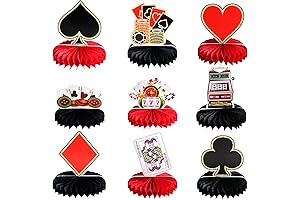 Casino Theme Party Decorations for Game Night Adults