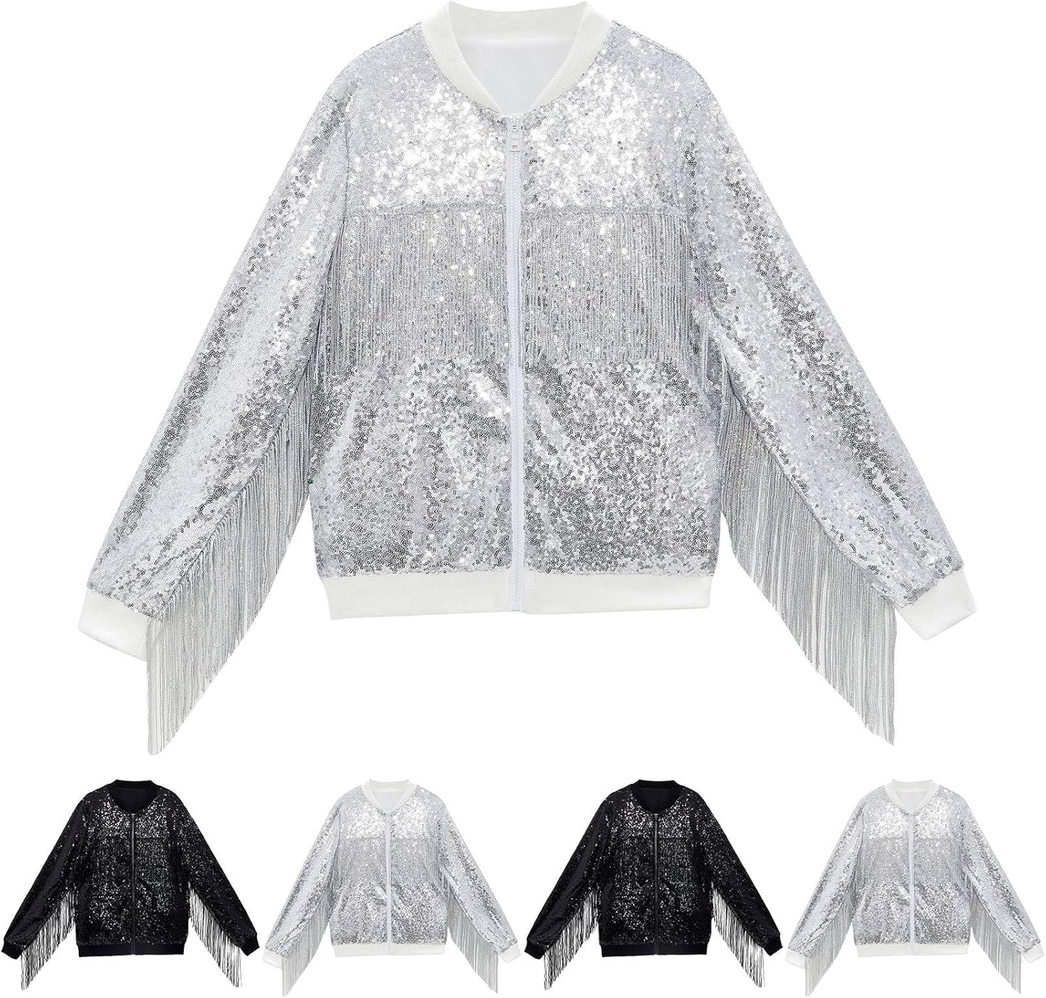 Cexiakong Carnaval Blazer à Paillettes Pour Homme - Multicolore - Manteau à Manches Longues - Veste à Manches Longues - Coupe Droite - Costume De Loisirs - Veste De Costume Pour Mariage, Fête, Fête