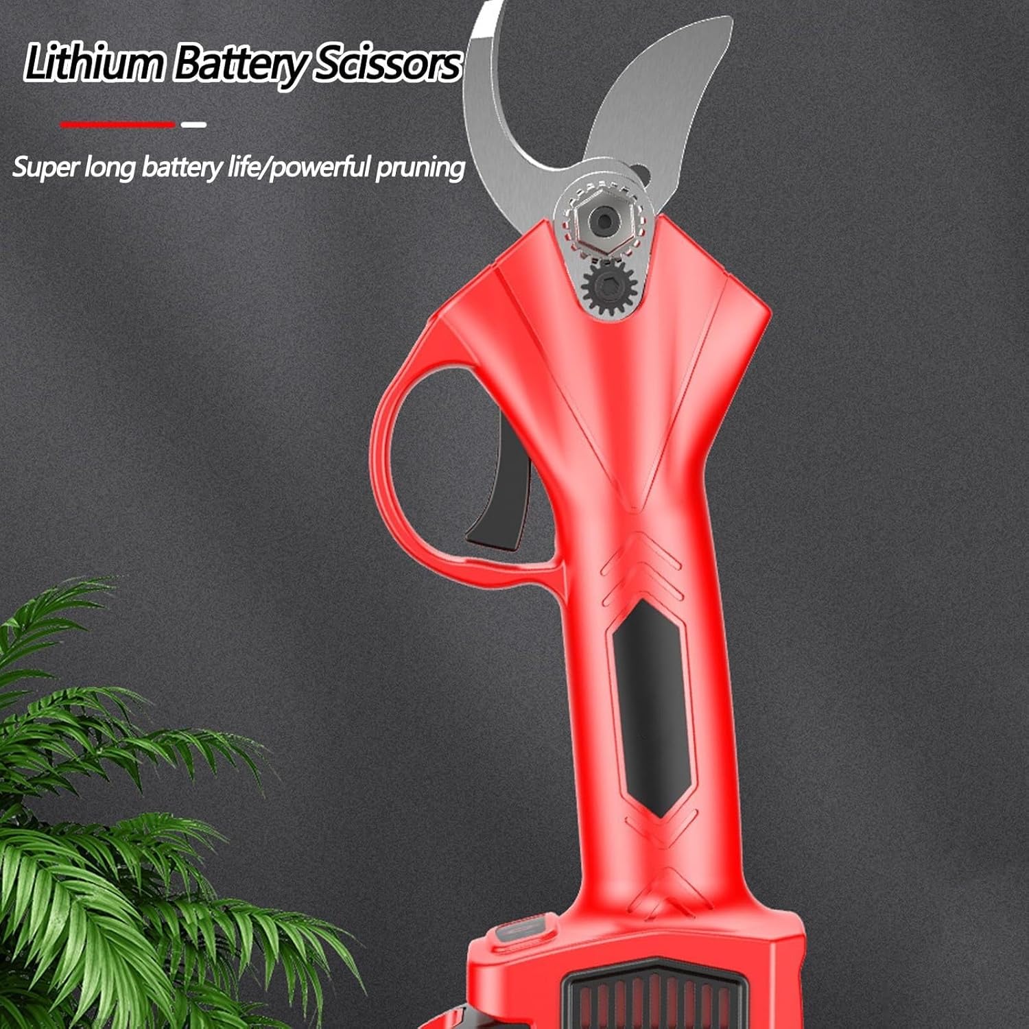 Orchard Electric Pruning Shears,Garden Branch Pruning Shears,Branch Shears, Lithium Battery*2,Suitable for Farms, Pastures,Orchards (B)