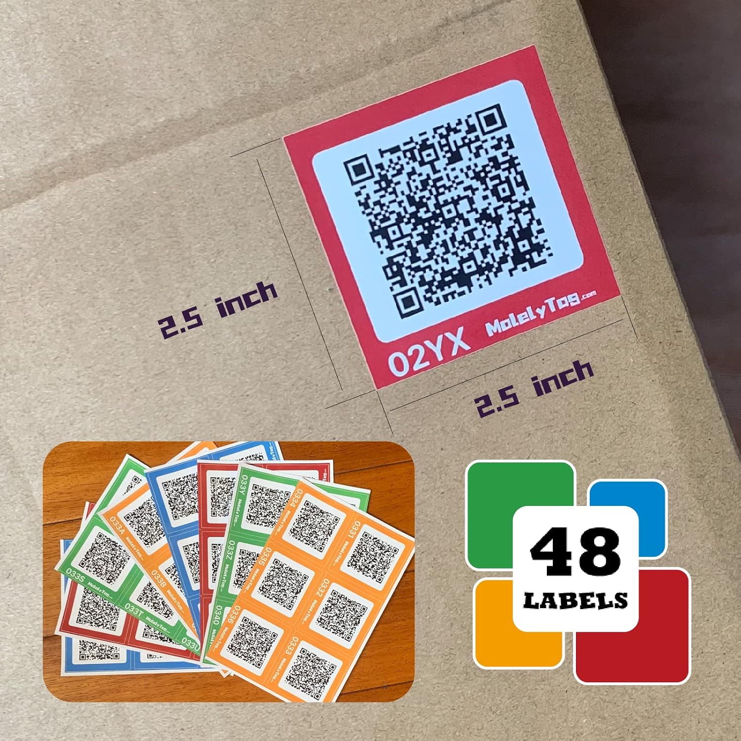 Etiquetas De C digo QR Para Almacenamiento Organizaci n Mudanza 48 etiquetas-de-c-digo-qr-para-almacenamiento-organizaci-n-mudanza-48