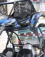 Vista 4 de Red para Ventana de ATV/UTV Protector de Malla para Jaula Trasera Enrollable + Derecha + Izquierda Cubierta de Red Protectora de Sombra para Ventana