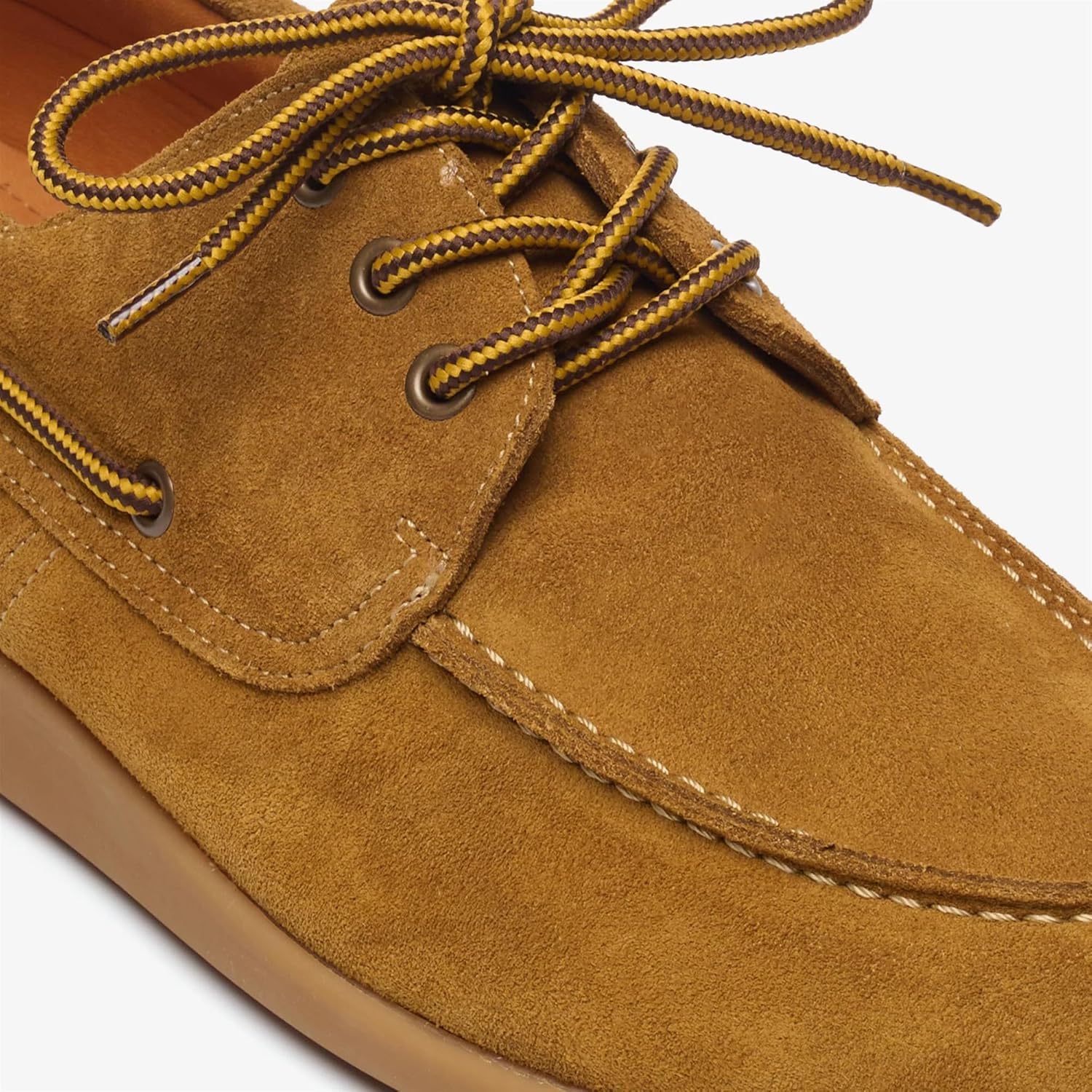 Sebago Men's Gary Jobson Boat Shoe – Full-Grain Leather/Hand-Sewn Suede, Strobel Construction, 360° Lacing