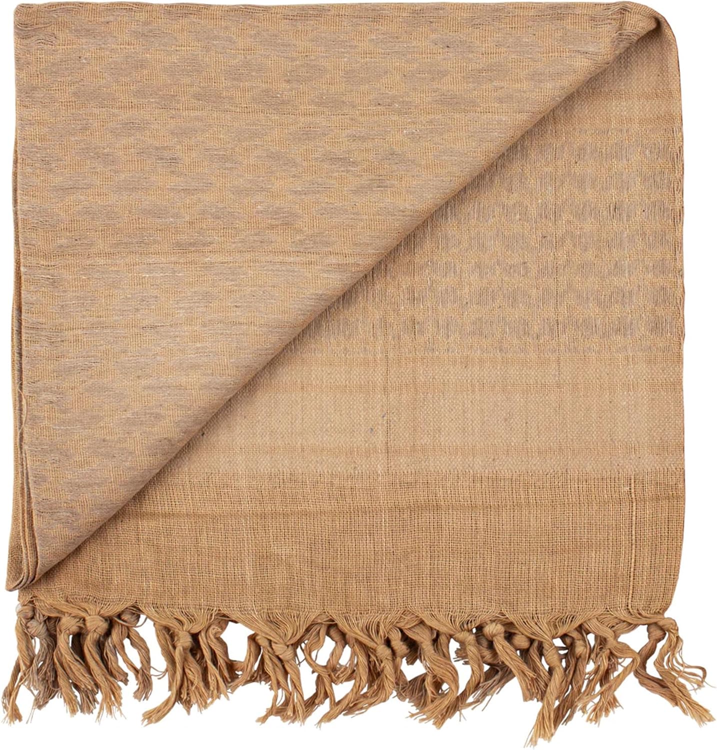 FOX OUTDOOR PRODUCTS Unisex Tactical Shemagh Lightweight Cotton 43"x41" Head & Neck Sun/Sand Protective Scarf for Men & Women