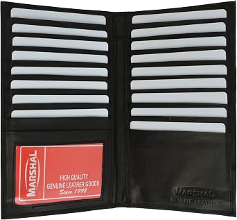MARSHAL High End Leather Bifold Credit Card Holder #1529CF