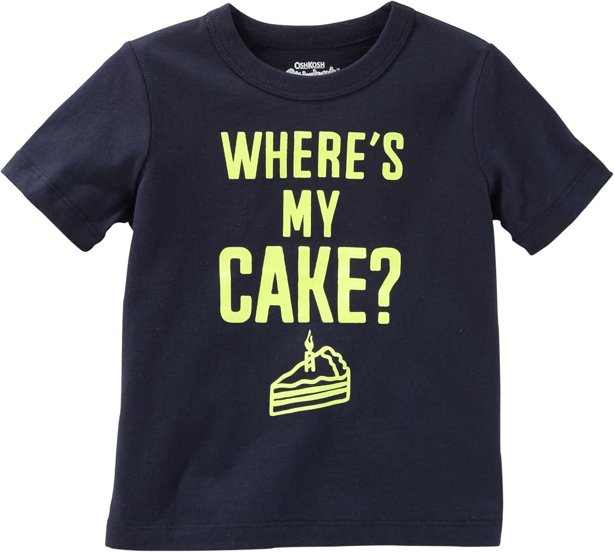 Boys' Originals Graphic Tee (3T, Navy/Where's My Cake)