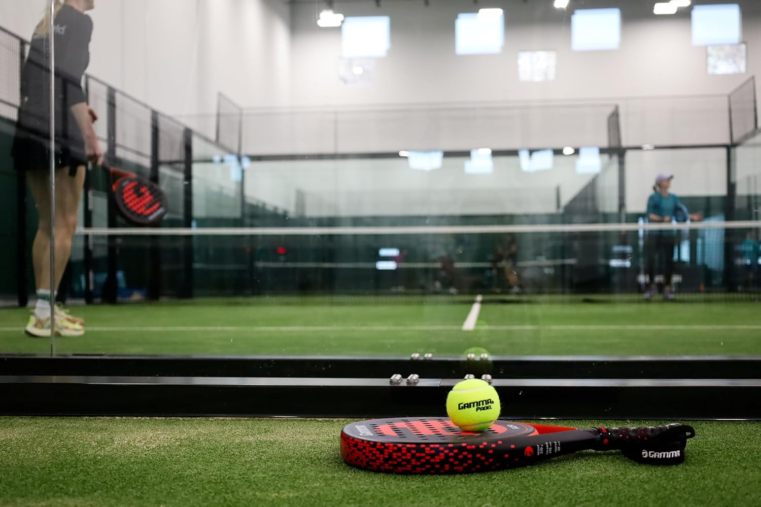 Gamma RZR Padel Racket – Teardrop Shape for Power & Control, Microbead Texture for Precision & Spin, Lightweight, Durable Racquet for Beginner to Intermediate Players