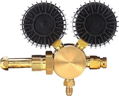 Miniatura 2 de SPARC Regulador de nitrógeno premium para HVAC, purga y más - 0-600PSI CGA 580 Regulador de gas de soldadura inerte de entrada - Salida SAE de 1/4
