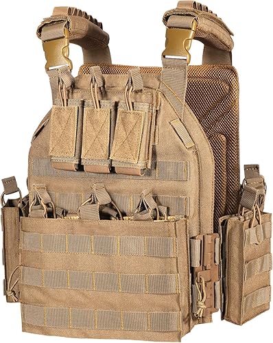 Miniatura 7 de vAv YAKEDA Chaleco táctico al aire libre Airsof para hombres