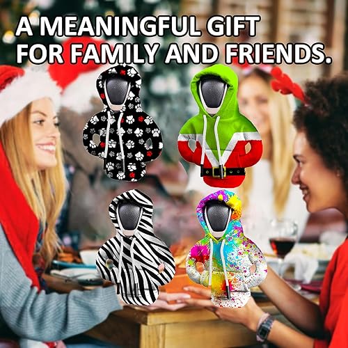 Miniatura 7 de XWQWD Sudadera con capucha para palanca de cambios de automóvil, accesorios para el interior de hombres y mujeres, sudadera con capucha para