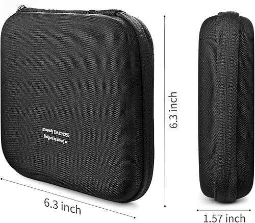 Miniatura 56 de alavisxf xx Funda para CD, funda protectora de EVA para 48 unidades, Blu-ray y DVD, portátil, con cremallera, soporte para CD, organizador de