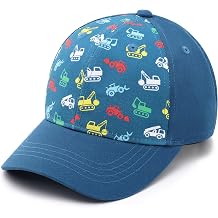 Toddler Baseball Hat - Soft & Lightweight Kids Hat - Cute Printed Baby Ball Cap for Boys & Girls