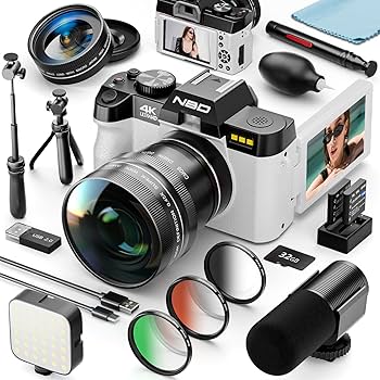 Amazon | NBD 4K 4800万画素・120FPSデジタルカメラ【Wi-Fiと