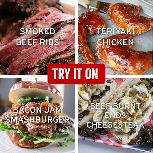 Miniatura 5 de PS Seasoning The BBQ General - Condimento SPG, condimento multiusos para barbacoa y frotaciones para ahumar y asar a la parrilla, mezcla clásica de