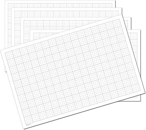 MPC Brands Cuadrille - Papel cuadriculado (1 unidad, 11 x 17), color blanco