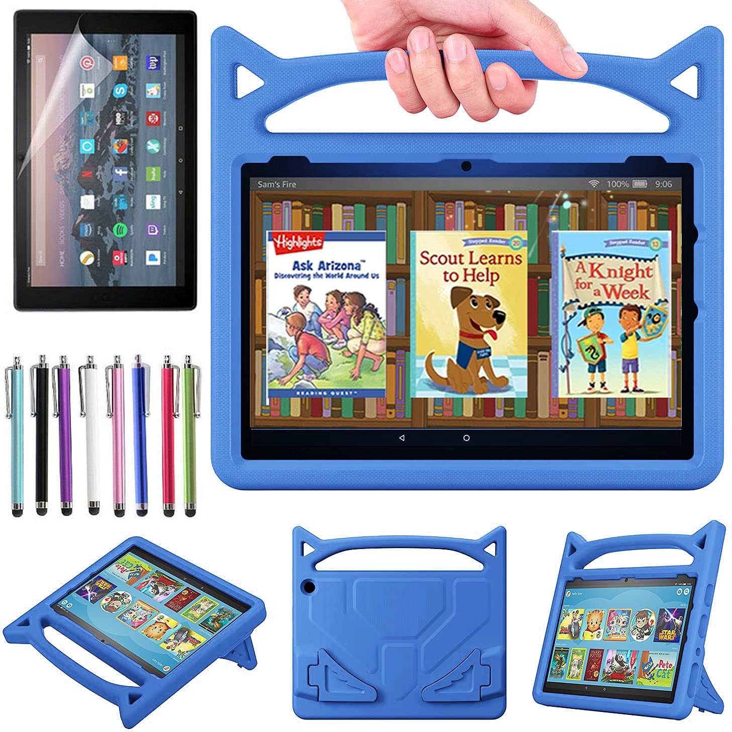 Funda Fire Max 11 a prueba de golpes que protege su tableta 6