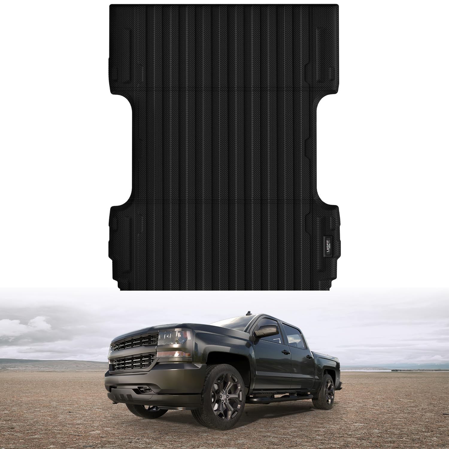 LASFIT Bed Mat for Chevy Silverado/GMC Sierra 1500 2007-2018