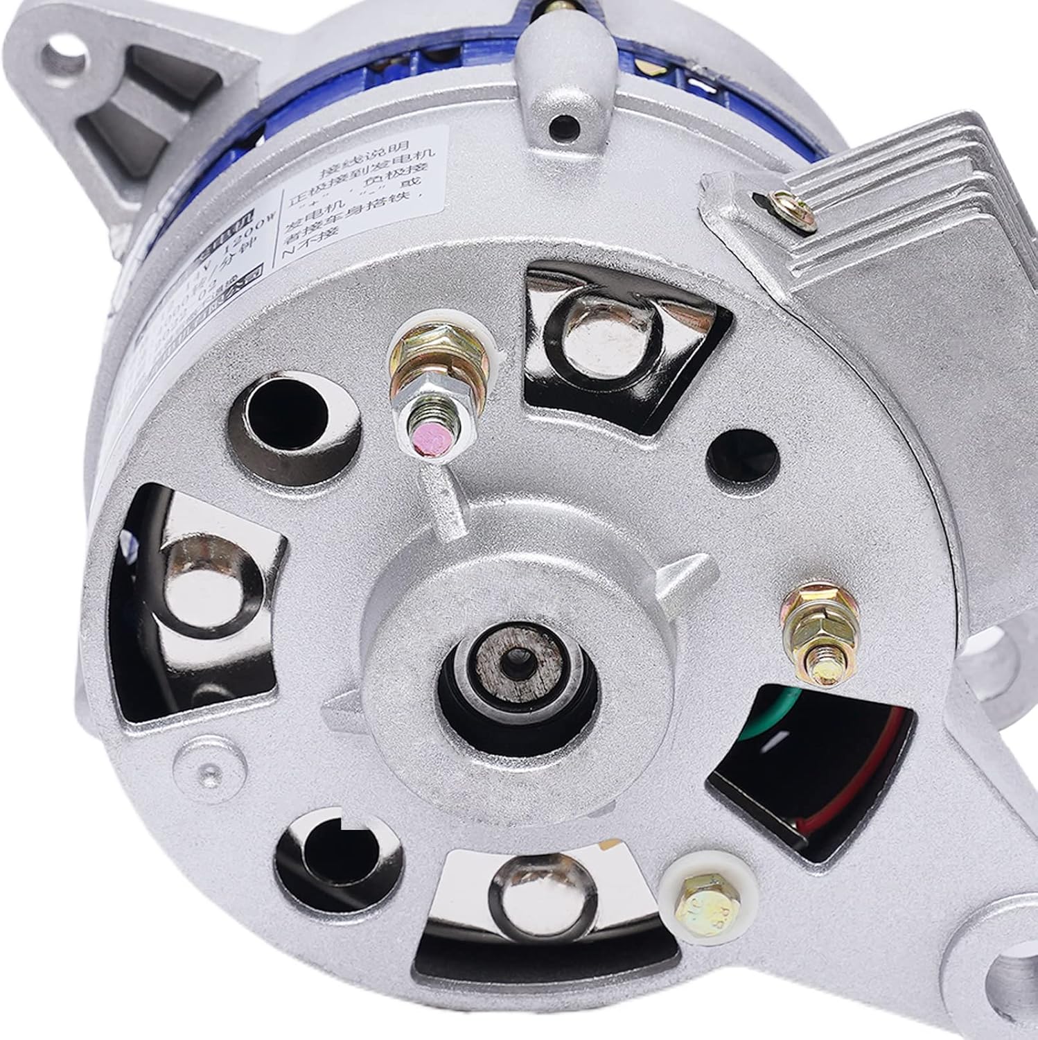 1200W 12V Permanent Magnet Silicon Rectifier Generator Low Rpm Copper Permanent Magnet Alternator Synchronous AC Generator for Agriculture Vehicles Charging Lighting, AC 4500RPM