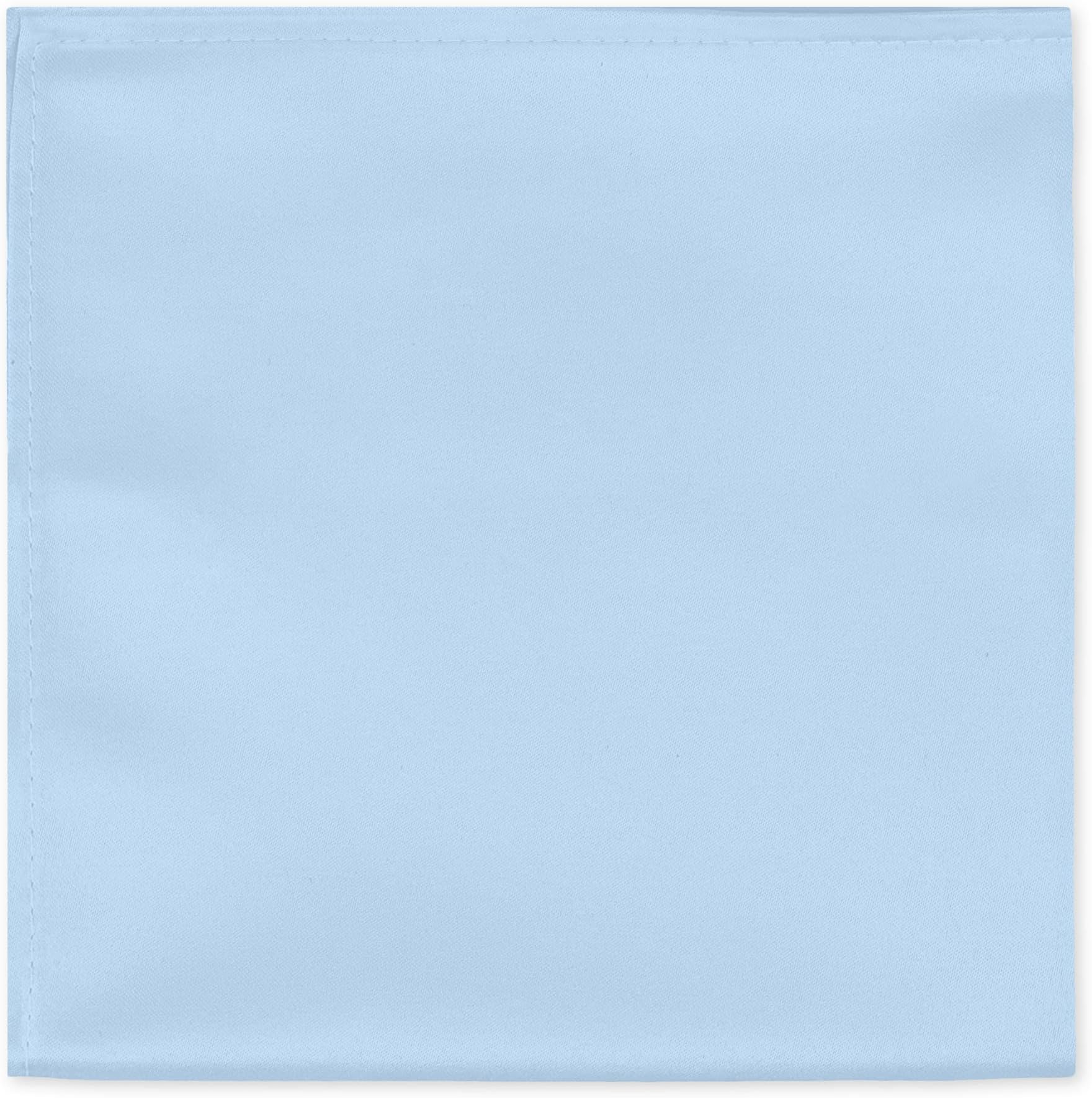 Jacob Alexander Men's Pocket Square Solid Color Handkerchief