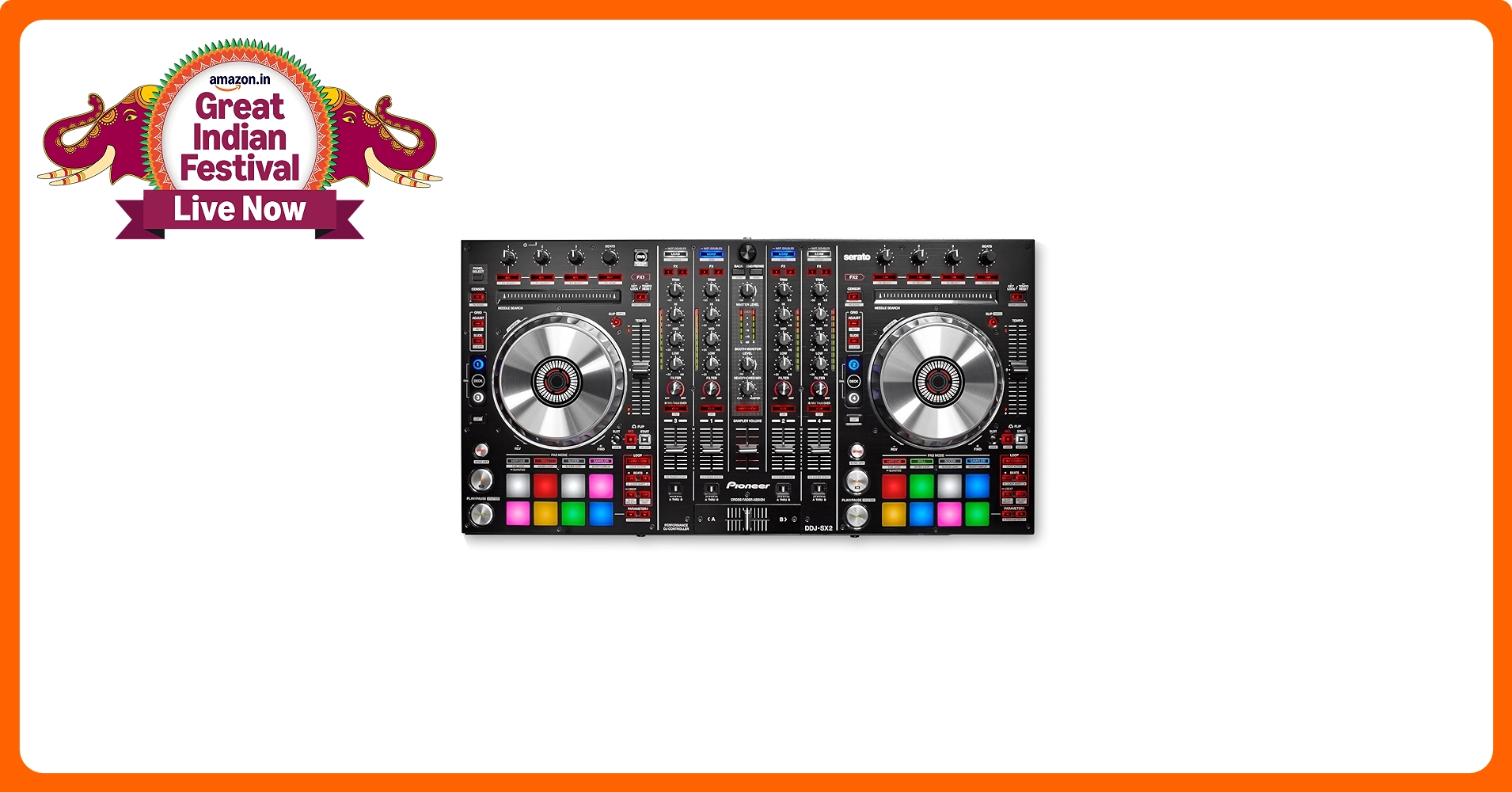 Pioneer DDJ SX2 Dj Gear Dj Controllers : Amazon.in: Musical