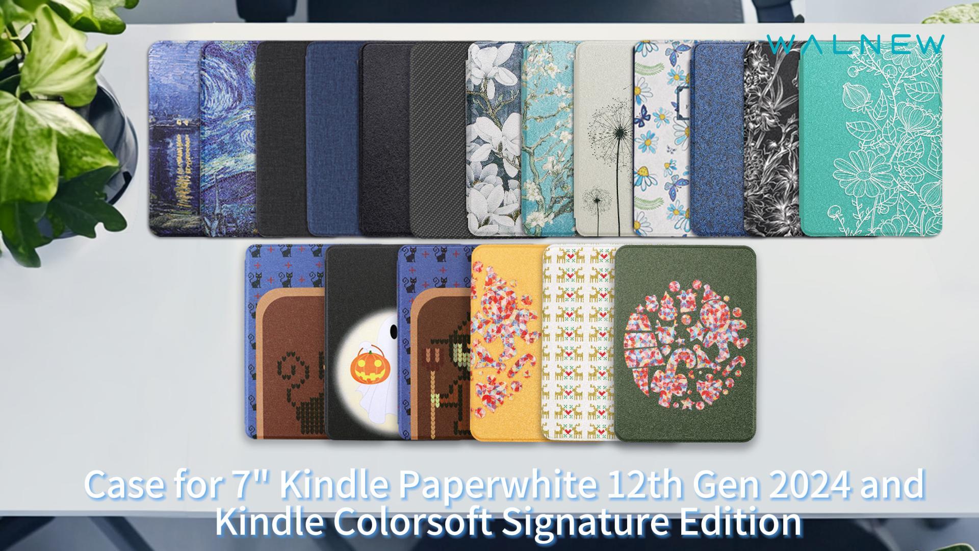 Amazon.com: WALNEW Case for 7-inch Kindle Paperwhite 12th Gen 2024