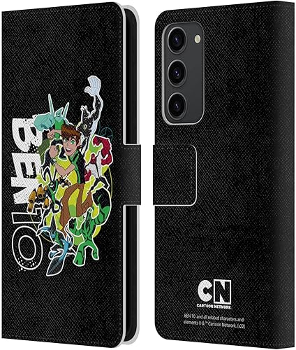 Miniatura 8 de Head Case Designs Funda de cuero con licencia oficial de Ben 10 Omniverse Omnitrix Graphics para libros, compatible con Samsung Galaxy S23+ 5G
