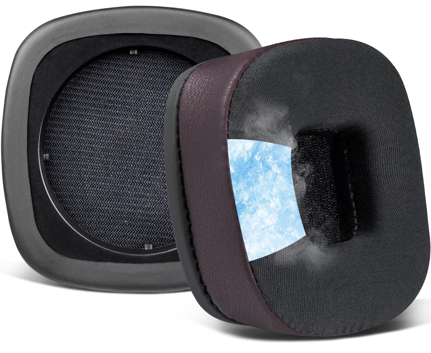 SOULWIT Cooling-Gel Replacement Ear Pads Cushions for Marshall Major I/II/III/IV Wireless/Wired Headphones, for Marshall Major 1/2/3/4 Headset,