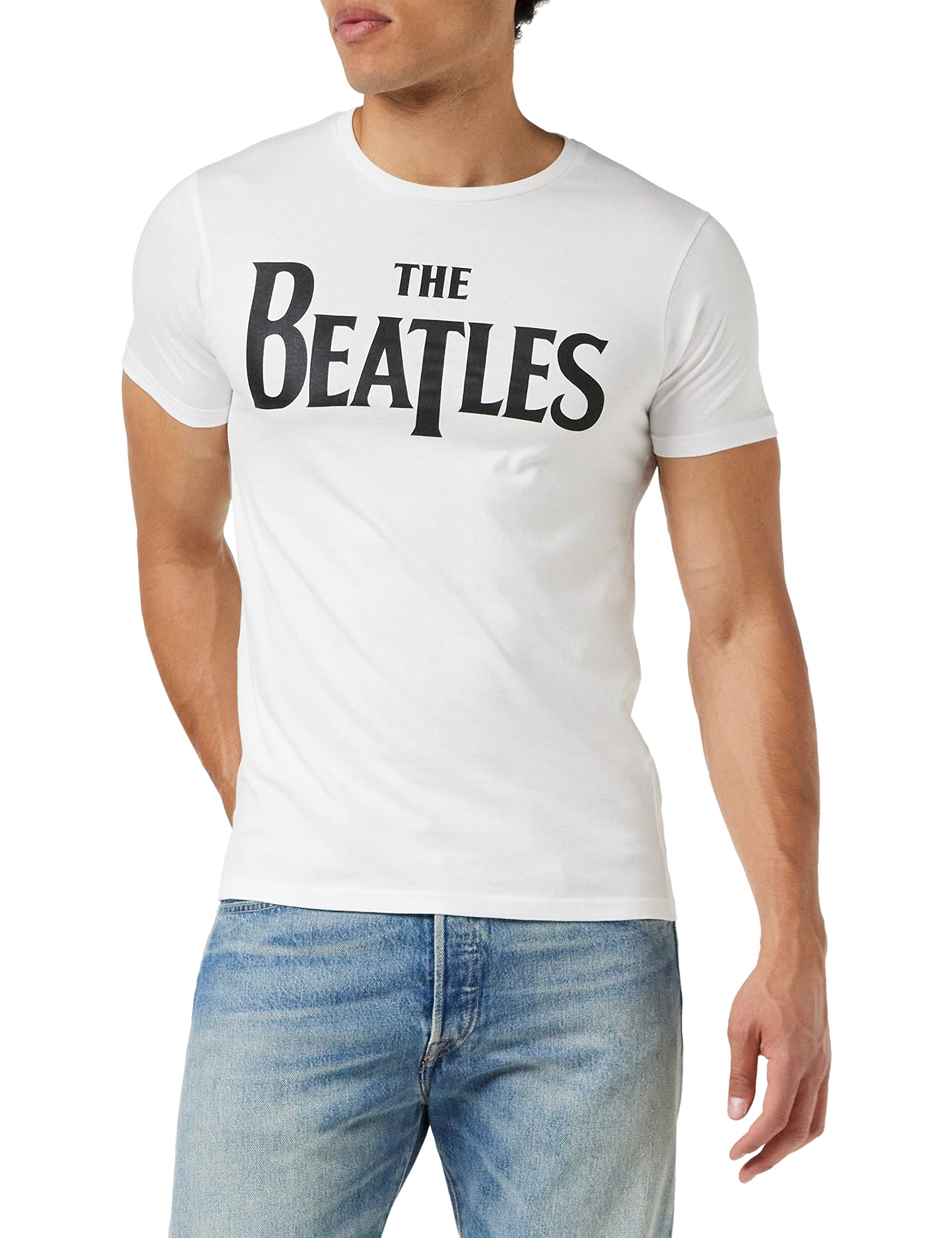 Unknown Men's Drop T Shirt, White, M UK