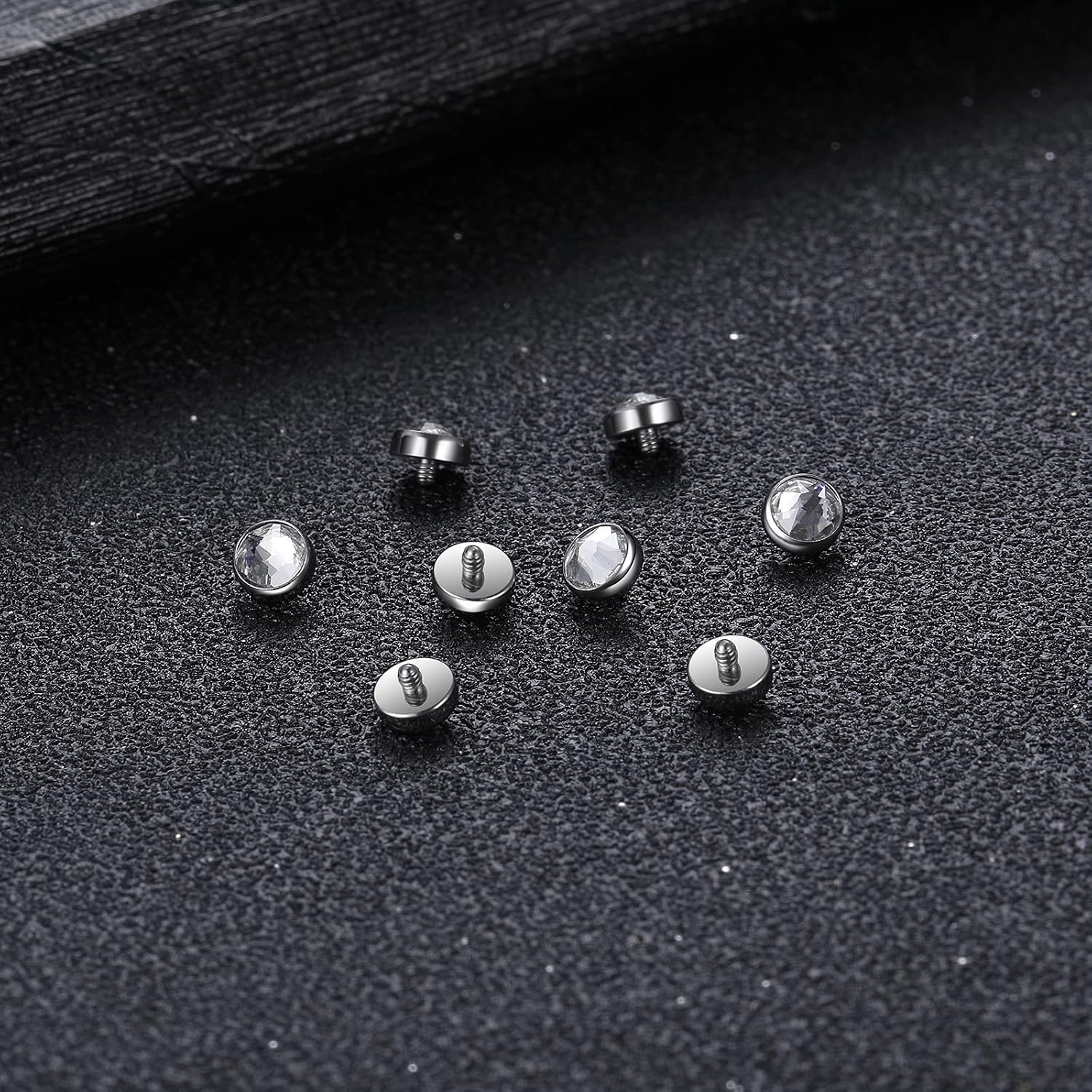 Xpircn 14G Titanium Dermal Tops Micro Dermal Piercing Jewelry Dermal Piercing Dermal Jewelry Dermal Top 3mm 4mm 5mm