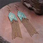 Western Earrings for Women Turquoise Dangle Earrings Boho Country Concert Outfits Western Jewellery for Women Vintage Earring