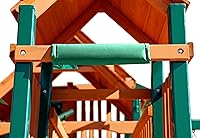 Vista 4 de Gorilla Playsets 06-1002-G Almohadilla de parachoques 2x4x23 Protector Swing Accessory, Verde
