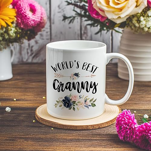 Miniatura 3 de Taza para abuelita, tazas de café de cerámica, taza de café de la mejor abuela del mundo, regalos para abuelita, regalos para la abuela para