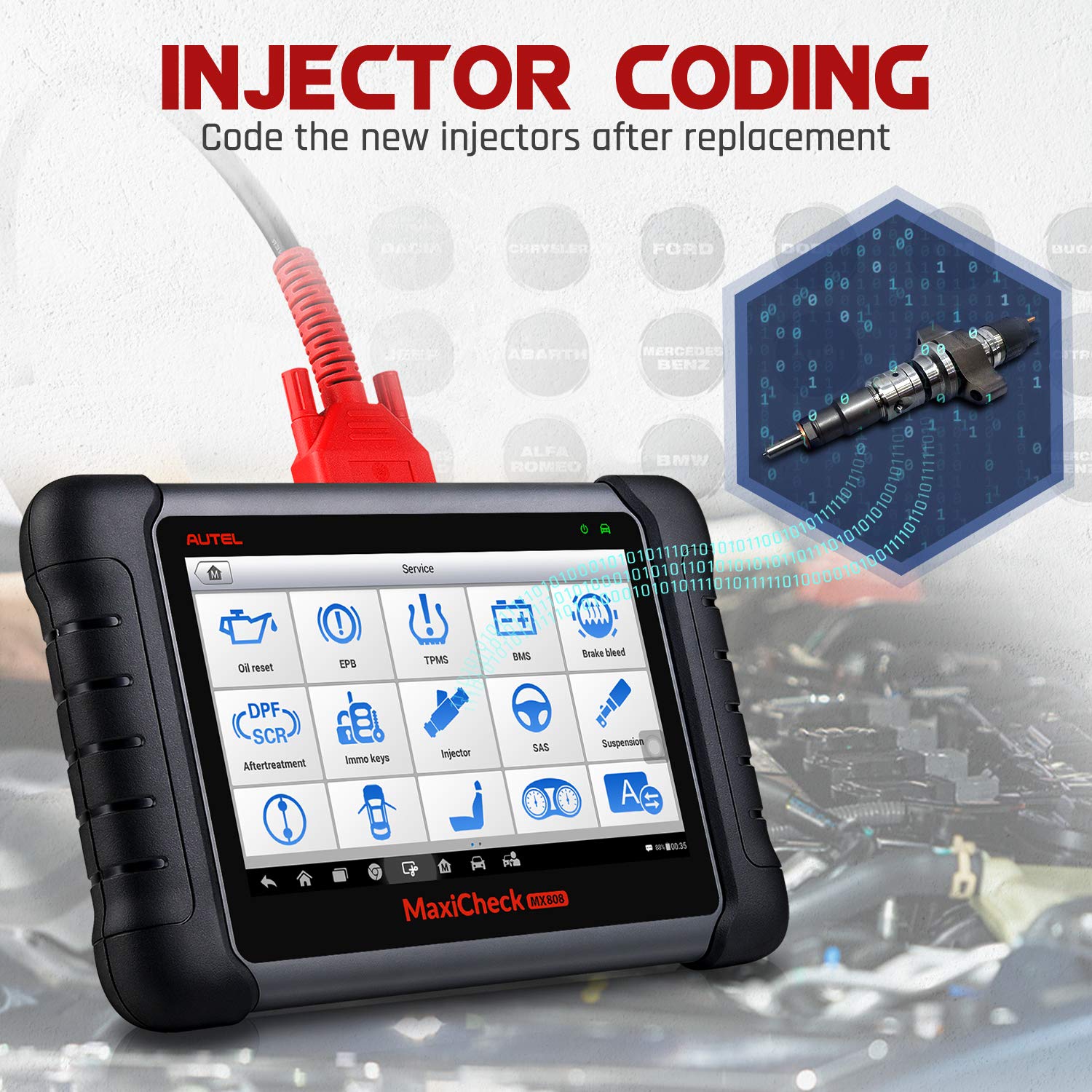 Buy Autel Scanner MaxiCheck MX808 with Bidirectional Control, 2022