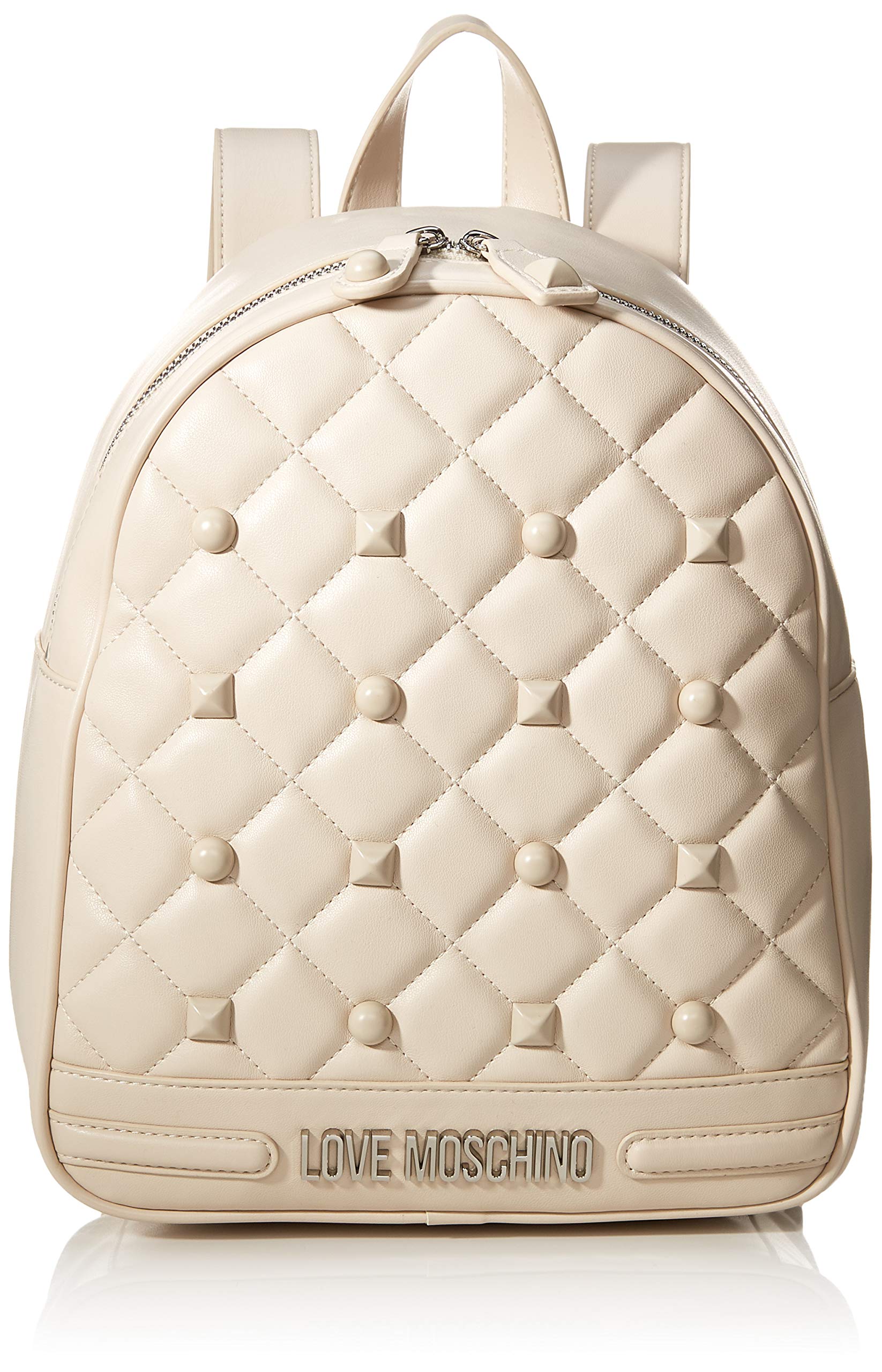 Love Moschino Unisex's Backpack Bag, White (Avorio), 30x11x25 Centimeters (W x H x L)