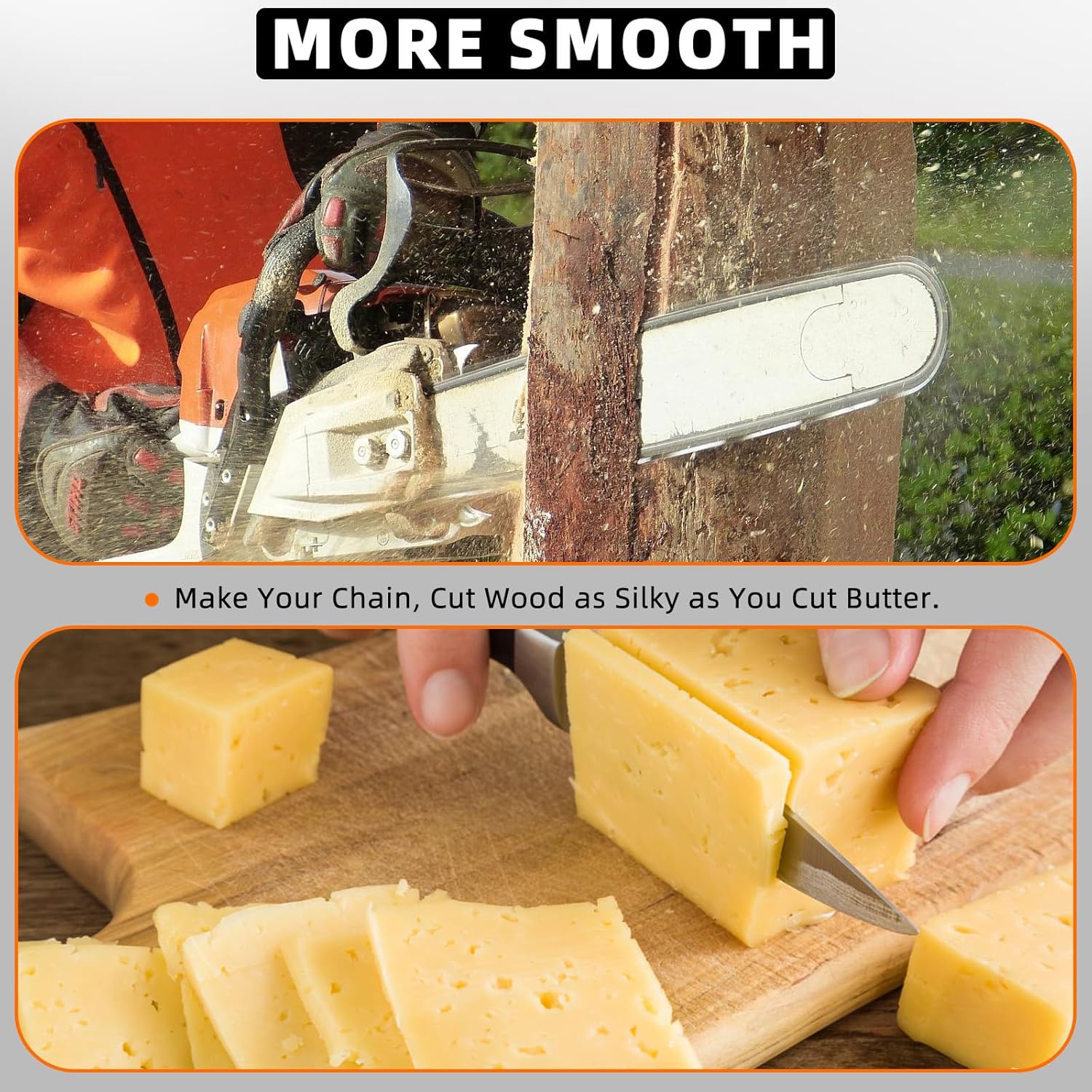 NEO-TEC Electric Chainsaw Sharpener Kit - High-Speed Chain Saw Sharpener Tool with 6 Pcs Chainsaw Chain Sharpener Titanium-Plated Diamond Bits, 3 File Size Diamond Sharpening Wheels for All Chainsaw