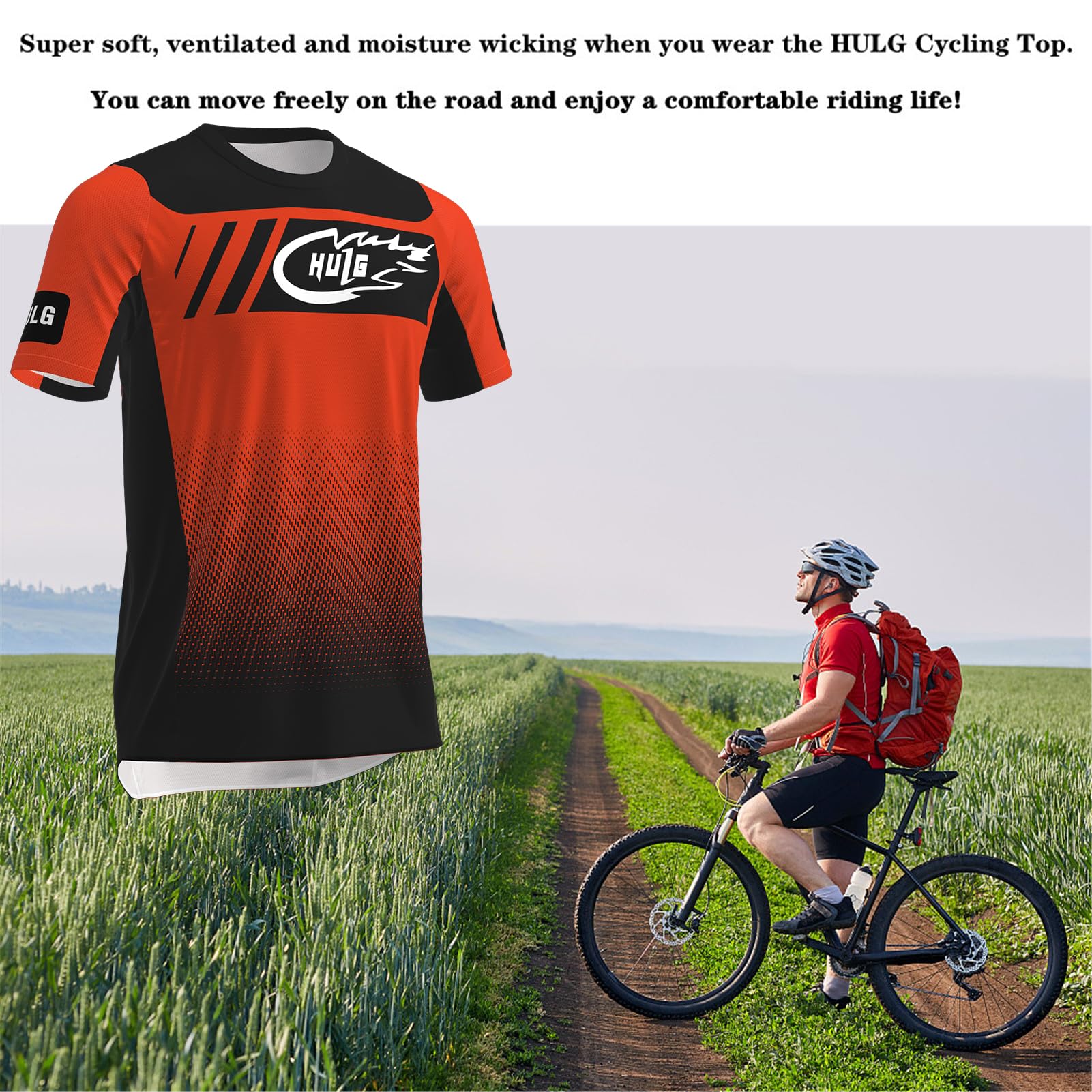 Jersey de MTB, Camisetas de Ciclismo Masculino, Camiseta MTB de Manga Corta para Hombres, ciclos de Ciclismo para Hombres, Camisa de Motocross, Camiseta BMX