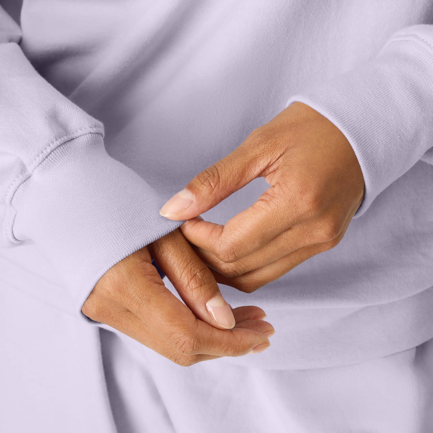 Hanes Originals Women's Fleece Sweatshirt, Midweight Sweatshirt for Women, Placed Flowers - Image 5